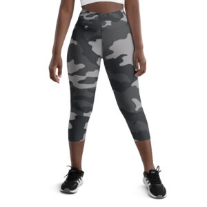 LOVE Camo Yoga Capri Leggings